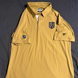 Fanatics Gold Vegas Golden Knights Polo